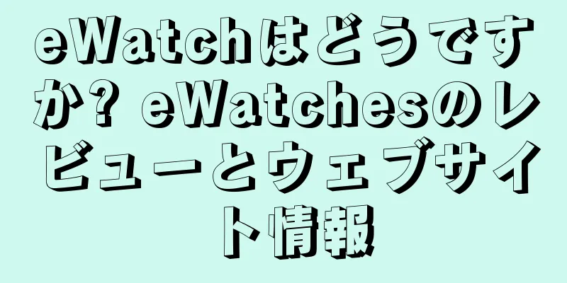 eWatchはどうですか? eWatchesのレビューとウェブサイト情報