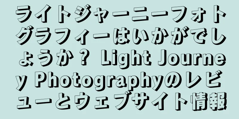 ライトジャーニーフォトグラフィーはいかがでしょうか？ Light Journey Photographyのレビューとウェブサイト情報