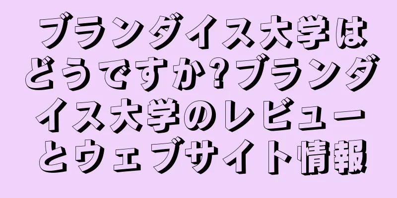 ブランダイス大学はどうですか?ブランダイス大学のレビューとウェブサイト情報