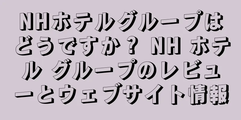 NHホテルグループはどうですか？ NH ホテル グループのレビューとウェブサイト情報