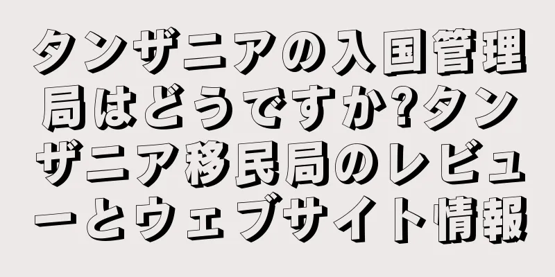 タンザニアの入国管理局はどうですか?タンザニア移民局のレビューとウェブサイト情報
