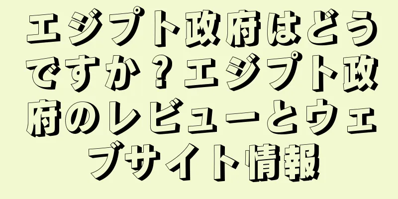 エジプト政府はどうですか？エジプト政府のレビューとウェブサイト情報