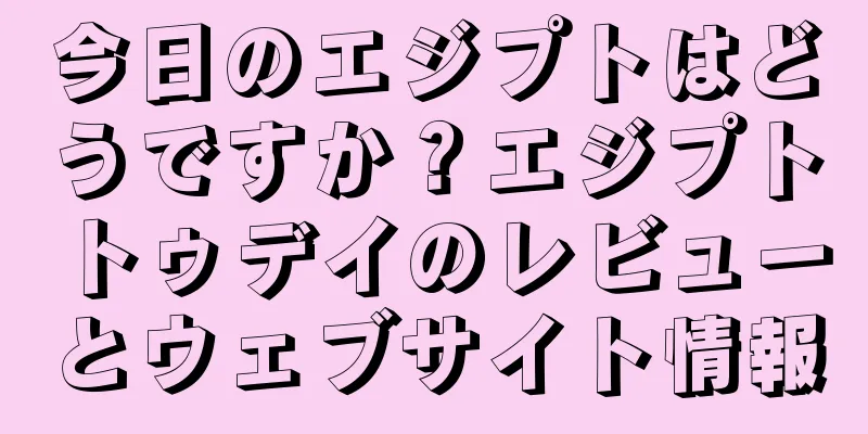 今日のエジプトはどうですか？エジプトトゥデイのレビューとウェブサイト情報