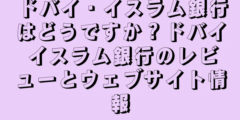 ドバイ・イスラム銀行はどうですか？ドバイ イスラム銀行のレビューとウェブサイト情報