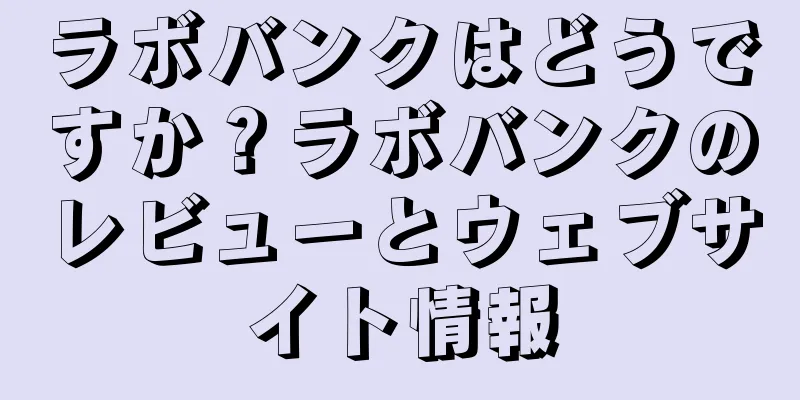 ラボバンクはどうですか？ラボバンクのレビューとウェブサイト情報