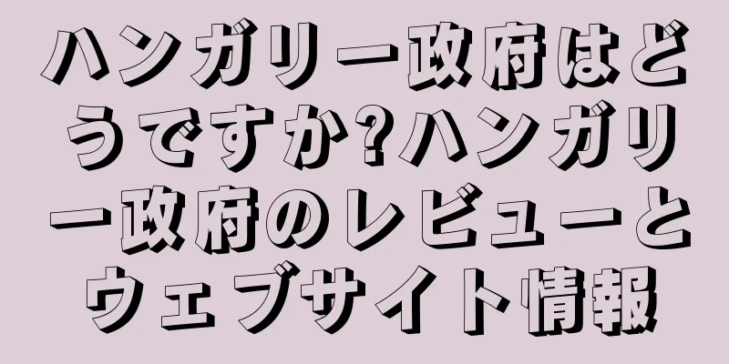 ハンガリー政府はどうですか?ハンガリー政府のレビューとウェブサイト情報