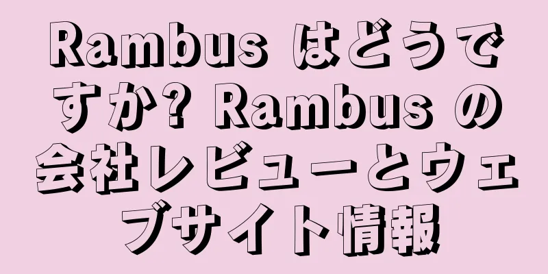 Rambus はどうですか? Rambus の会社レビューとウェブサイト情報