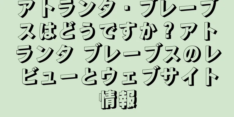 アトランタ・ブレーブスはどうですか？アトランタ ブレーブスのレビューとウェブサイト情報