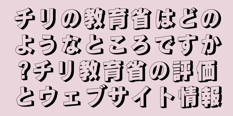 チリの教育省はどのようなところですか?チリ教育省の評価とウェブサイト情報