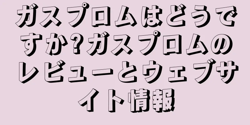 ガスプロムはどうですか?ガスプロムのレビューとウェブサイト情報