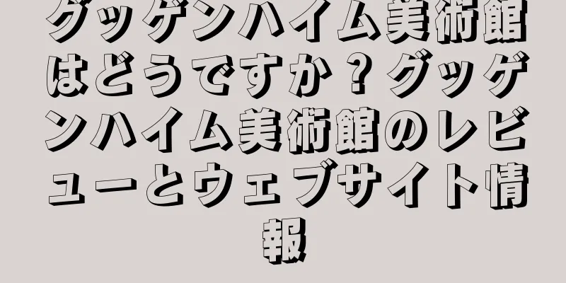 グッゲンハイム美術館はどうですか？グッゲンハイム美術館のレビューとウェブサイト情報