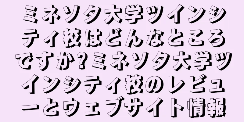 ミネソタ大学ツインシティ校はどんなところですか?ミネソタ大学ツインシティ校のレビューとウェブサイト情報