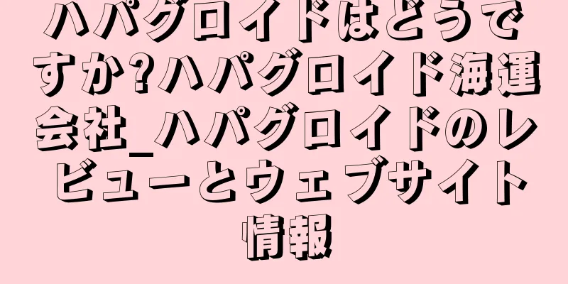 ハパグロイドはどうですか?ハパグロイド海運会社_ハパグロイドのレビューとウェブサイト情報