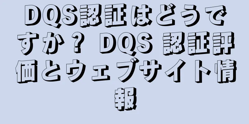 DQS認証はどうですか？ DQS 認証評価とウェブサイト情報