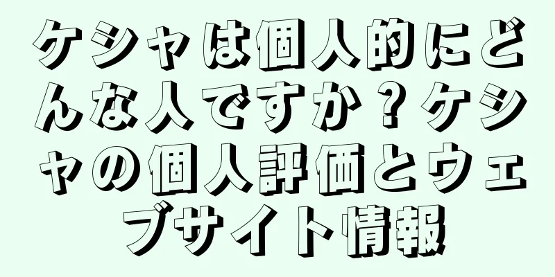ケシャは個人的にどんな人ですか？ケシャの個人評価とウェブサイト情報