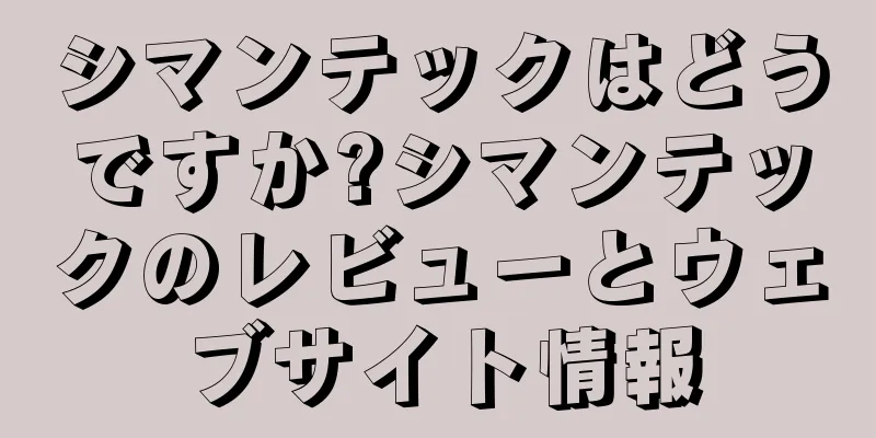 シマンテックはどうですか?シマンテックのレビューとウェブサイト情報