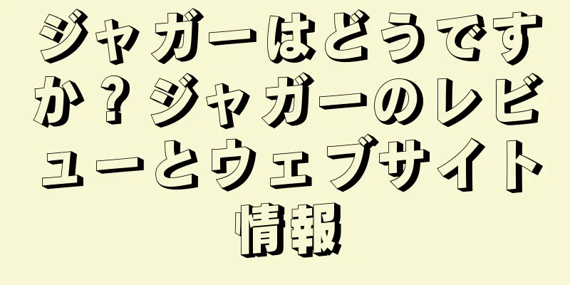 ジャガーはどうですか？ジャガーのレビューとウェブサイト情報