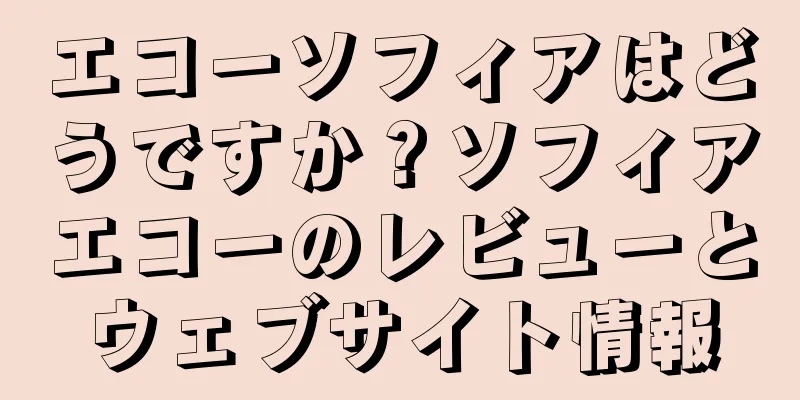 エコーソフィアはどうですか？ソフィアエコーのレビューとウェブサイト情報