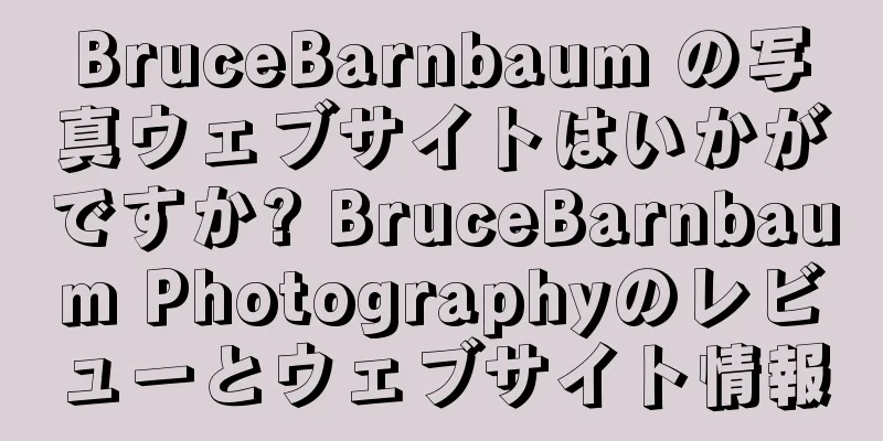 BruceBarnbaum の写真ウェブサイトはいかがですか? BruceBarnbaum Photographyのレビューとウェブサイト情報
