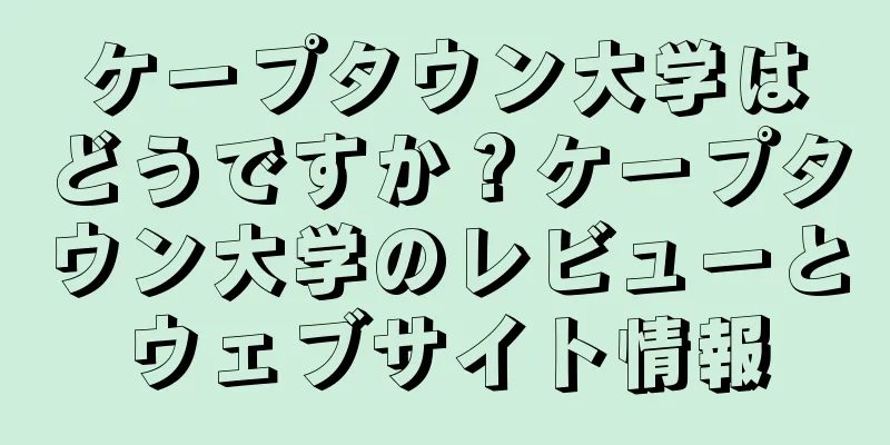 ケープタウン大学はどうですか？ケープタウン大学のレビューとウェブサイト情報