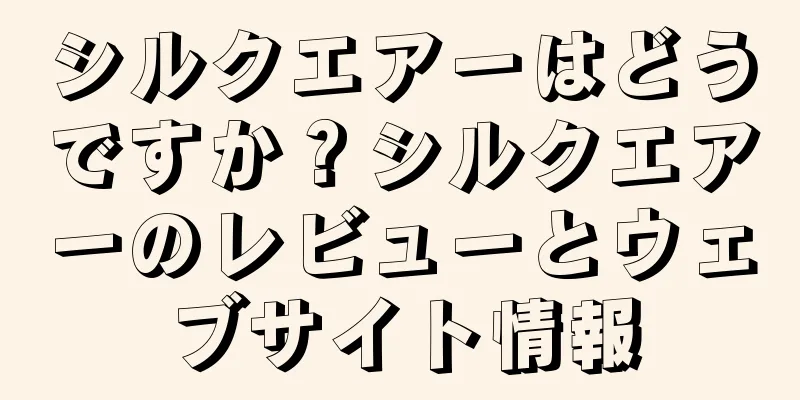 シルクエアーはどうですか？シルクエアーのレビューとウェブサイト情報