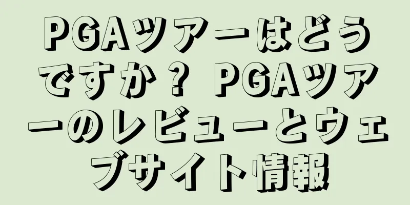 PGAツアーはどうですか？ PGAツアーのレビューとウェブサイト情報