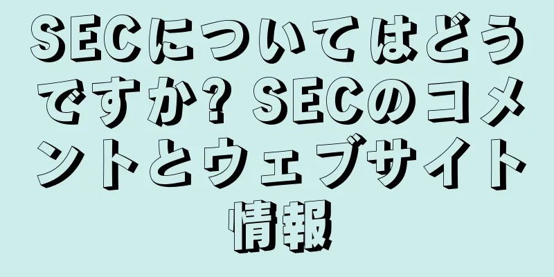 SECについてはどうですか? SECのコメントとウェブサイト情報
