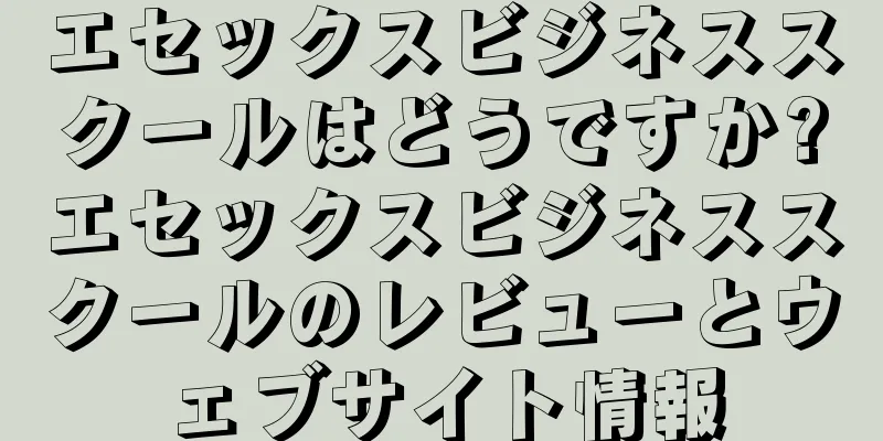 エセックスビジネススクールはどうですか?エセックスビジネススクールのレビューとウェブサイト情報