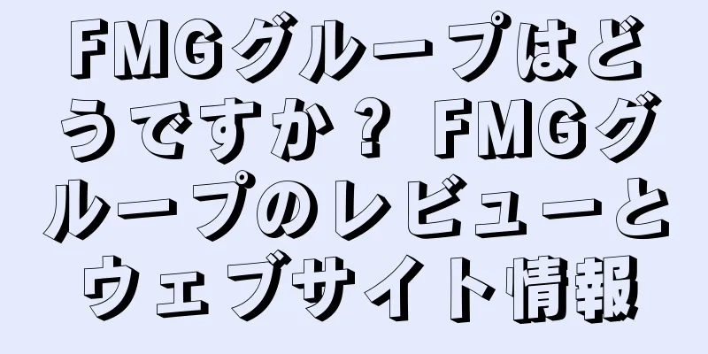 FMGグループはどうですか？ FMGグループのレビューとウェブサイト情報