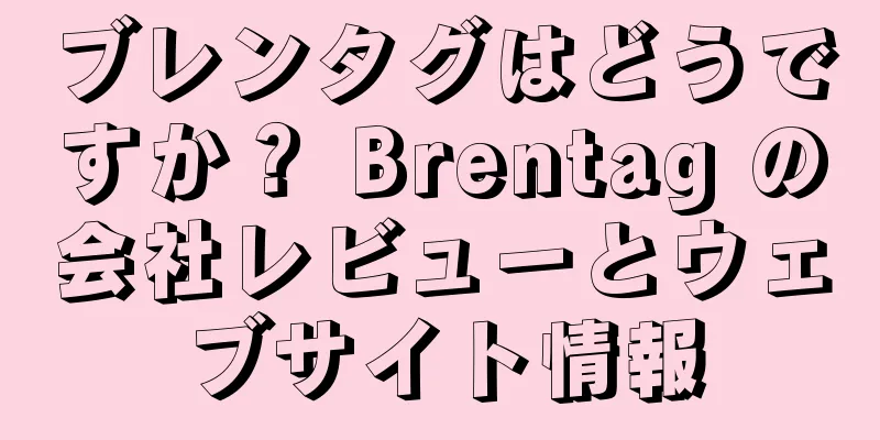 ブレンタグはどうですか？ Brentag の会社レビューとウェブサイト情報