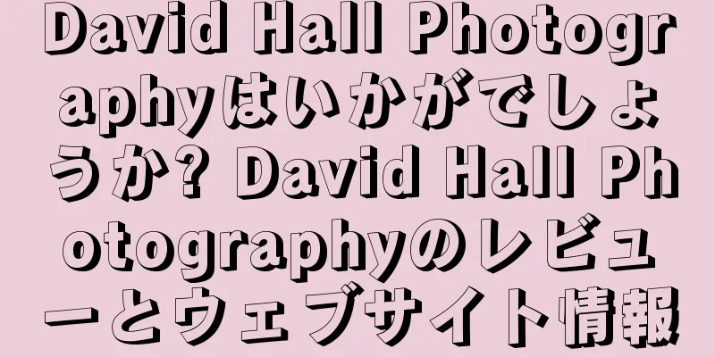 David Hall Photographyはいかがでしょうか? David Hall Photographyのレビューとウェブサイト情報