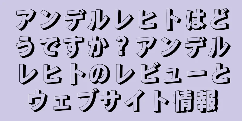 アンデルレヒトはどうですか？アンデルレヒトのレビューとウェブサイト情報