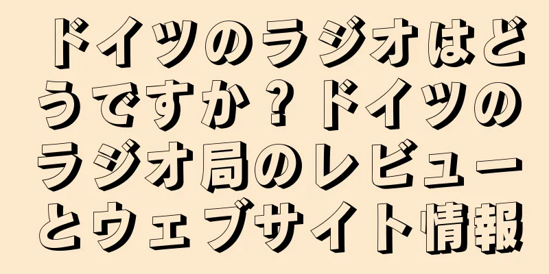 ドイツのラジオはどうですか？ドイツのラジオ局のレビューとウェブサイト情報