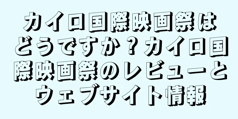カイロ国際映画祭はどうですか？カイロ国際映画祭のレビューとウェブサイト情報