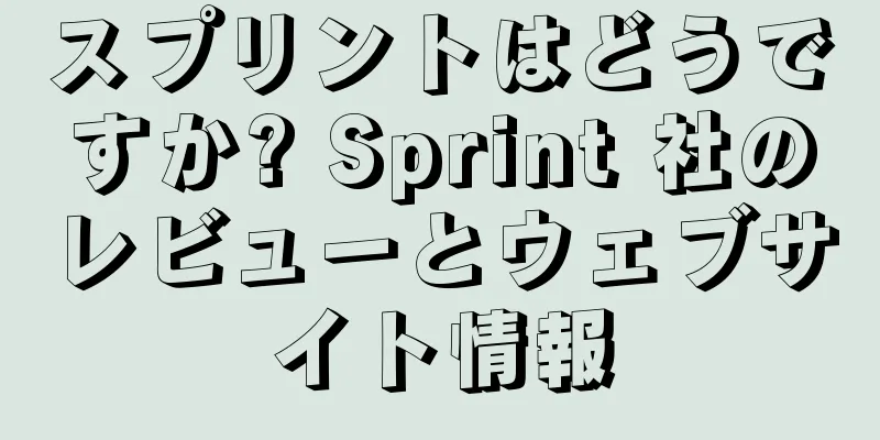 スプリントはどうですか? Sprint 社のレビューとウェブサイト情報