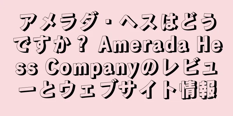 アメラダ・ヘスはどうですか？ Amerada Hess Companyのレビューとウェブサイト情報