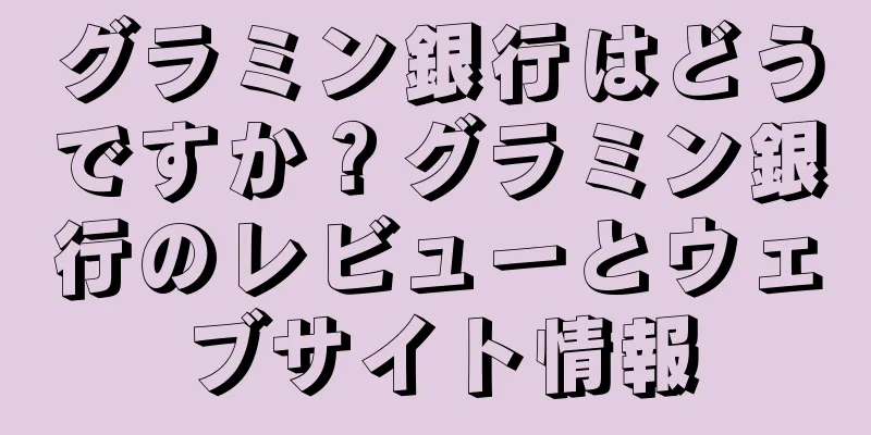 グラミン銀行はどうですか？グラミン銀行のレビューとウェブサイト情報