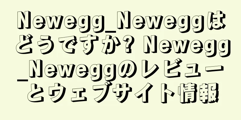 Newegg_Neweggはどうですか? Newegg_Neweggのレビューとウェブサイト情報