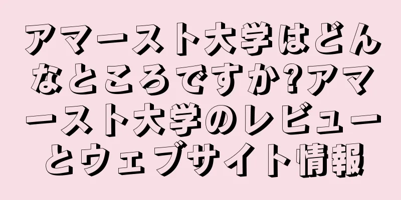 アマースト大学はどんなところですか?アマースト大学のレビューとウェブサイト情報