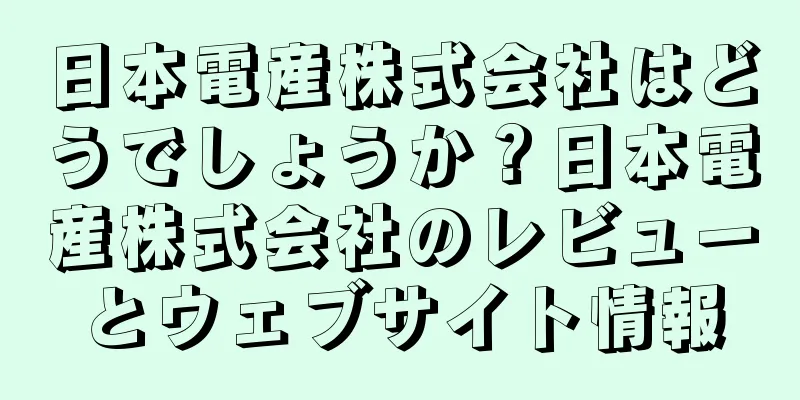 日本電産株式会社はどうでしょうか？日本電産株式会社のレビューとウェブサイト情報