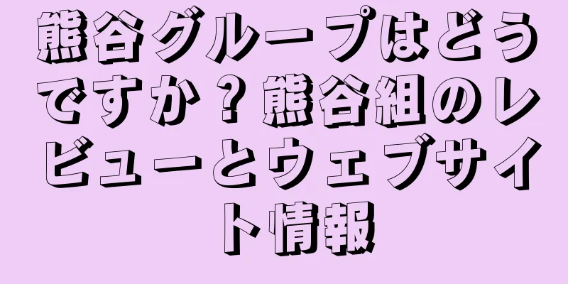 熊谷グループはどうですか？熊谷組のレビューとウェブサイト情報