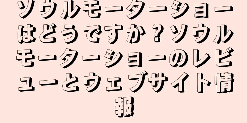 ソウルモーターショーはどうですか？ソウルモーターショーのレビューとウェブサイト情報