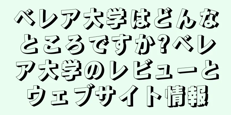 ベレア大学はどんなところですか?ベレア大学のレビューとウェブサイト情報