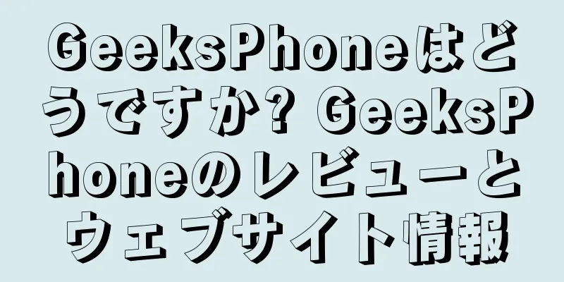 GeeksPhoneはどうですか? GeeksPhoneのレビューとウェブサイト情報