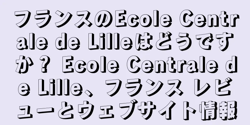フランスのEcole Centrale de Lilleはどうですか？ Ecole Centrale de Lille、フランス レビューとウェブサイト情報