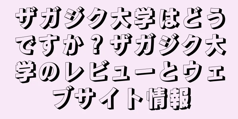 ザガジク大学はどうですか？ザガジク大学のレビューとウェブサイト情報