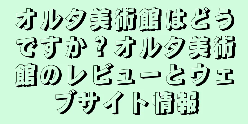 オルタ美術館はどうですか？オルタ美術館のレビューとウェブサイト情報