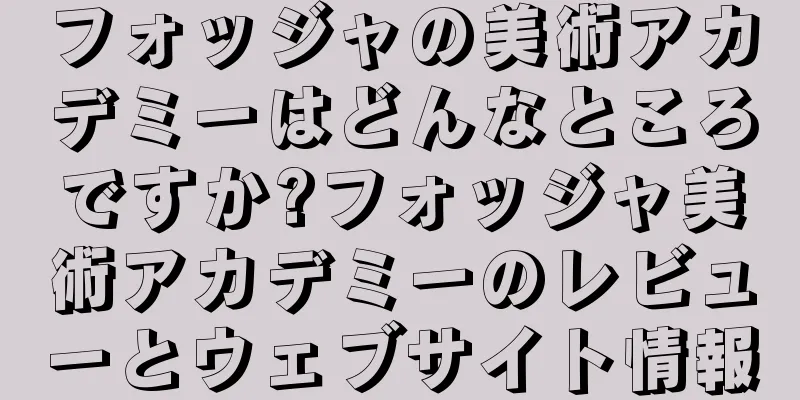 フォッジャの美術アカデミーはどんなところですか?フォッジャ美術アカデミーのレビューとウェブサイト情報