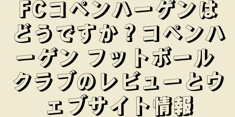 FCコペンハーゲンはどうですか？コペンハーゲン フットボール クラブのレビューとウェブサイト情報