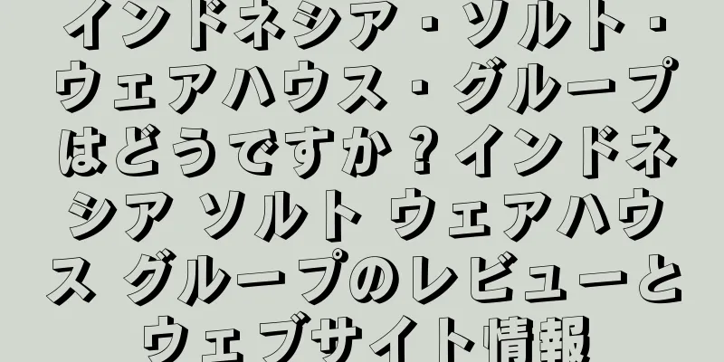 インドネシア・ソルト・ウェアハウス・グループはどうですか？インドネシア ソルト ウェアハウス グループのレビューとウェブサイト情報